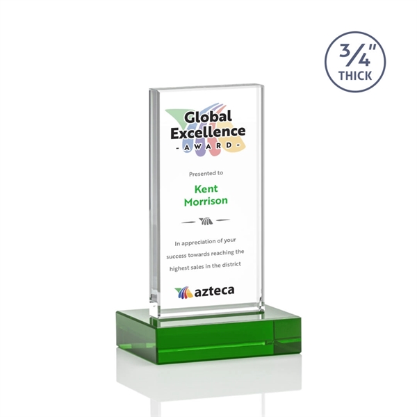 The Holmes Award features a Starfire Crystal mounted on a 0.75"... from ASI 84592 St Regis Group / St Regis