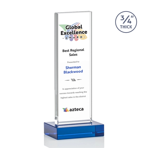 The Holmes Award features a Starfire Crystal mounted on a 0.75"... from ASI 84592 St Regis Group / St Regis