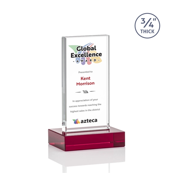 The Holmes Award features a Starfire Crystal mounted on a 0.75"... from ASI 84592 St Regis Group / St Regis