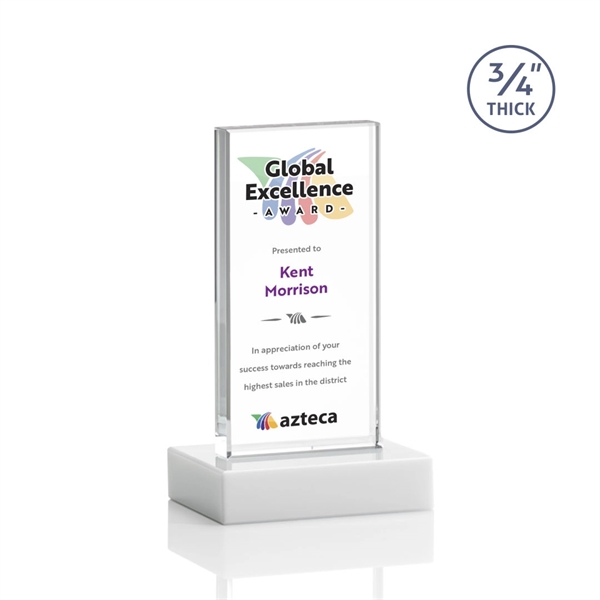 The Holmes Award features a Starfire Crystal mounted on a 0.75"... from ASI 84592 St Regis Group / St Regis