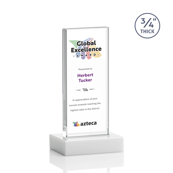 The Holmes Award features a Starfire Crystal mounted on a 0.75"... from ASI 84592 St Regis Group / St Regis