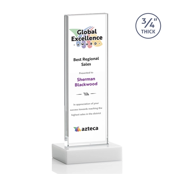 The Holmes Award features a Starfire Crystal mounted on a 0.75"... from ASI 84592 St Regis Group / St Regis