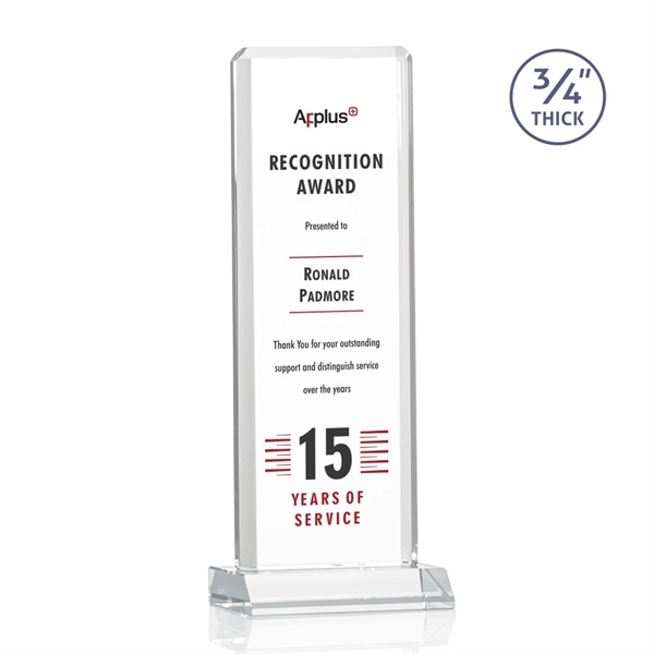 The Southport Award features a beveled Starfire Crystal with a Clear... from ASI 84592 St Regis Group / St Regis