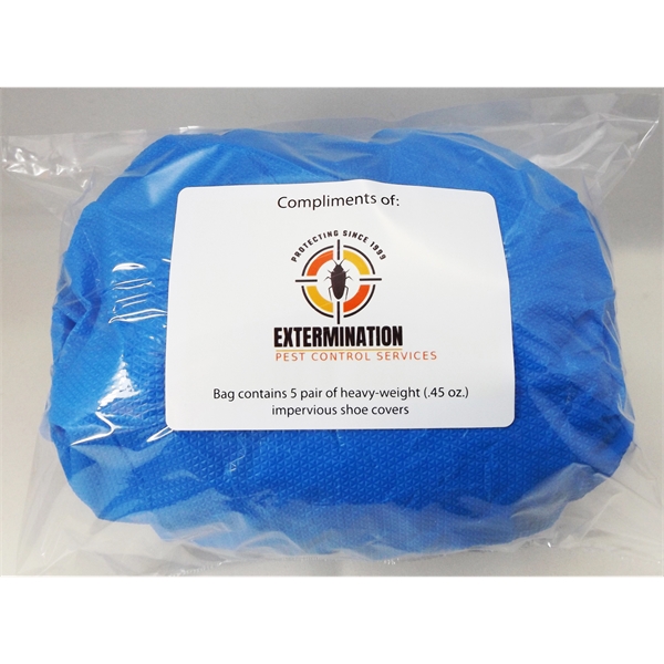 Heavyweight 12gm (.45 oz.) CPE, Impervious Shoe/Boot Covers - PromoPacks 10-Count... from ASI 31490 Admatch Corporation