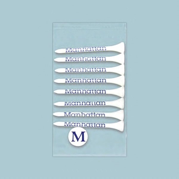 Polybag with 2 3/4" tees.... from ASI 63500 Jomar Industries Inc / Tee Line
