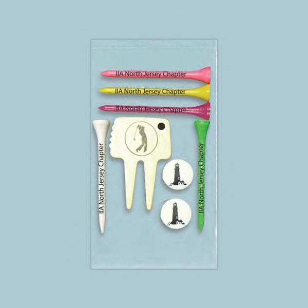 Polybag with 2 3/4" tees.... from ASI 63500 Jomar Industries Inc / Tee Line