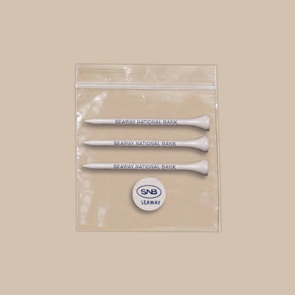 Golf tee set with 3 1/4" tees.... from ASI 63500 Jomar Industries Inc / Tee Line