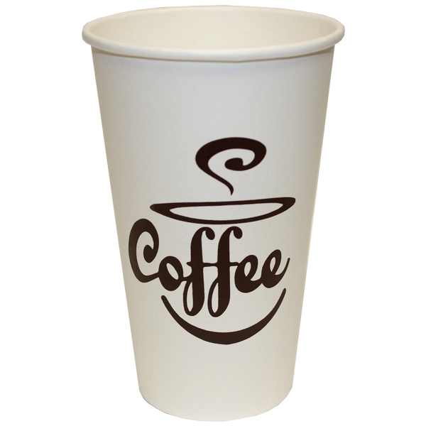 16 oz. White paper cup.... from ASI 35745 American Zebra Line/AZL