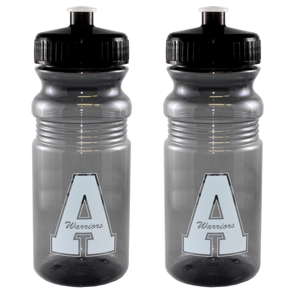 Translucent bike / fitness bottle with corresponding push / pull lid.... from ASI 35745 American Zebra Line/AZL