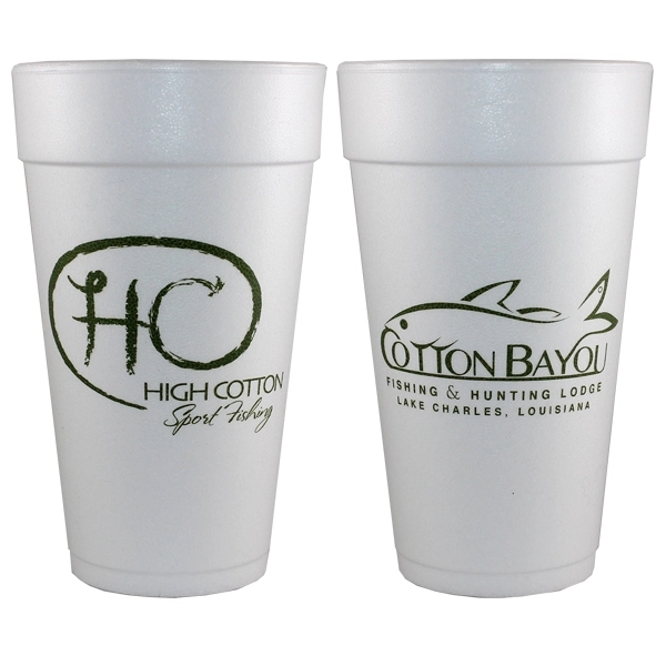 White foam cup.... from ASI 35745 American Zebra Line/AZL