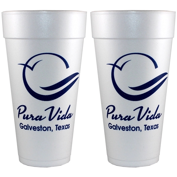 White foam cup.... from ASI 35745 American Zebra Line/AZL