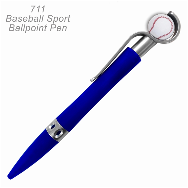 Baseball Sports Ballpoint Pen With Spinning Ball - Ready Inventory in... from ASI 45100 Chulani Promotional Products, Inc / Competitive Edge Innovations/Chulani