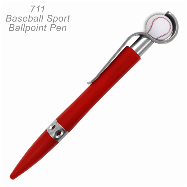 Baseball Sports Ballpoint Pen With Spinning Ball - Ready Inventory in... from ASI 45100 Chulani Promotional Products, Inc / Competitive Edge Innovations/Chulani