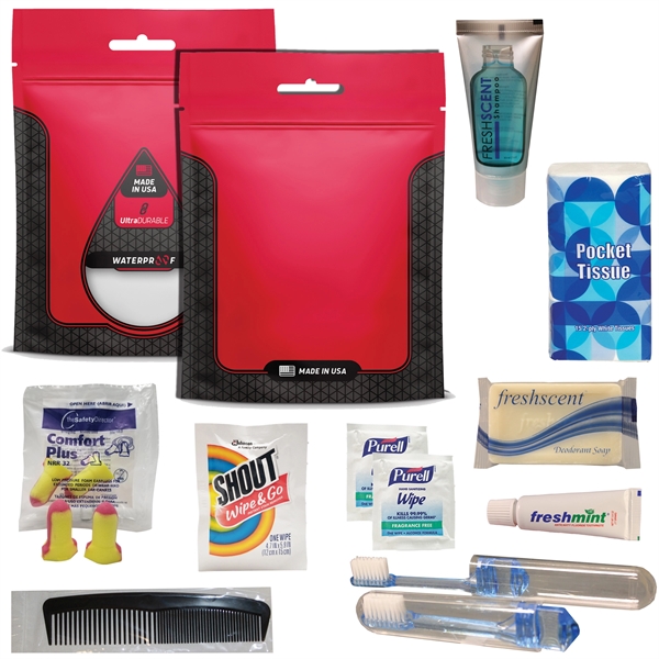 Travel kit with a bag.... from ASI 84514 Safety Made