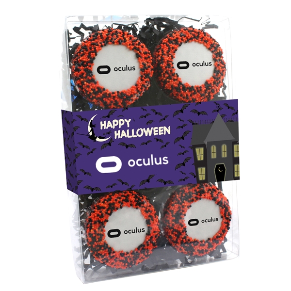 6 Pack of Printed Halloween Chocolate Covered Oreos in a Gift... from ASI 71685 Midnite Snax®