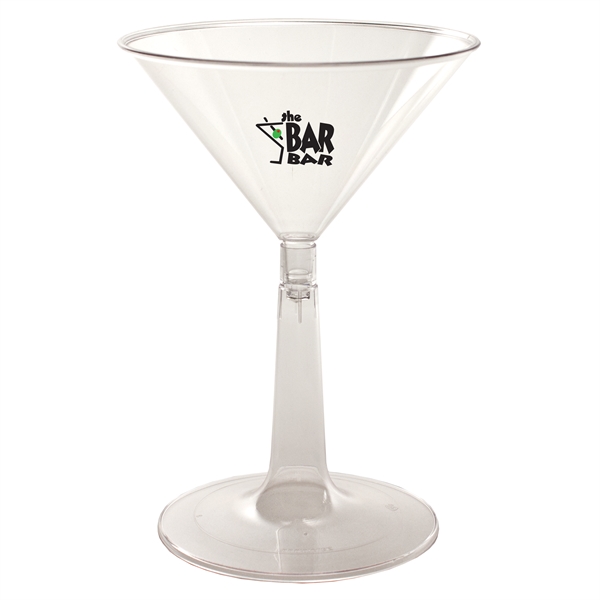 Clear hard sided martini glass, 6 oz. BPA free.... from ASI 88200 TK Sorg's - A Div of Arch Promo Group, LLC / PETITE