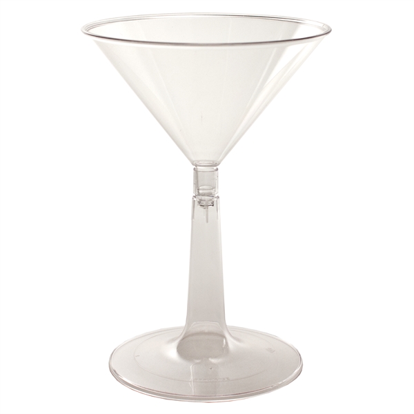 Clear hard sided martini glass, 6 oz. BPA free.... from ASI 88200 TK Sorg's - A Div of Arch Promo Group, LLC / PETITE