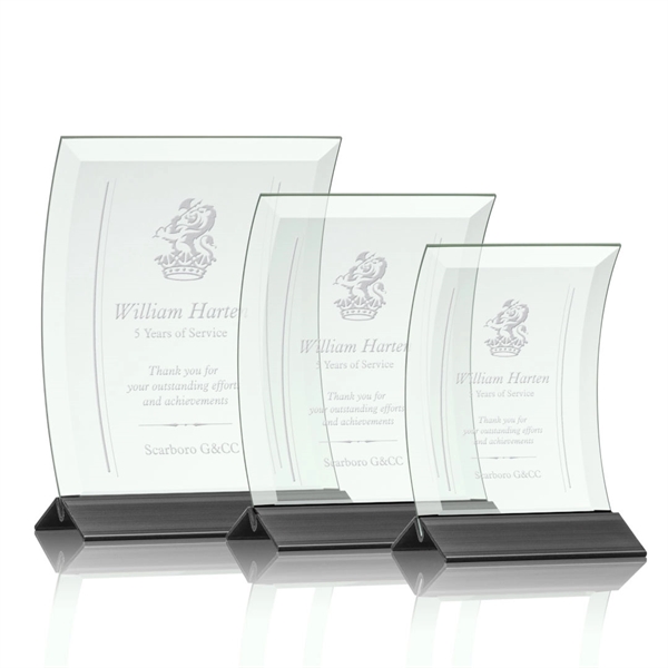 An elegant arc of jade crystal is beveled and curved, then... from ASI 84592 St Regis Group / St Regis