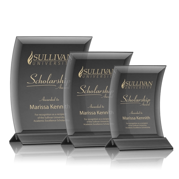 The black satin finish of the powder coated aluminum base contrasts... from ASI 84592 St Regis Group / St Regis