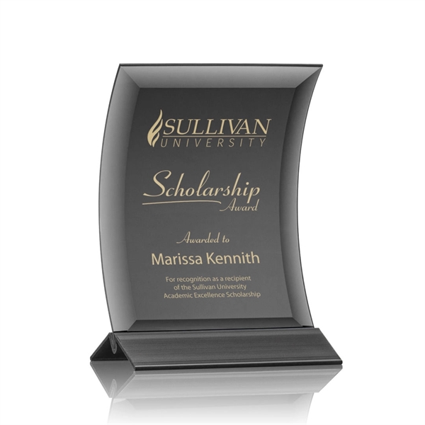 The black satin finish of the powder coated aluminum base contrasts... from ASI 84592 St Regis Group / St Regis