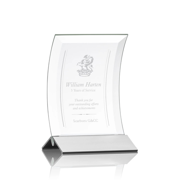 Dominga Award - Starfire/Silver 4"x6"... from ASI 84592 St Regis Group / St Regis
