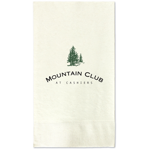 White 2-ply dinner napkin. Coin edge embossed. 4 1/4" x 8... from ASI 88200 TK Sorg's - A Div of Arch Promo Group, LLC / GRANDE