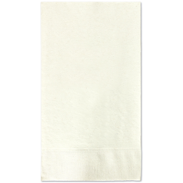 White 2-ply dinner napkin. Coin edge embossed. 4 1/4" x 8... from ASI 88200 TK Sorg's - A Div of Arch Promo Group, LLC / GRANDE