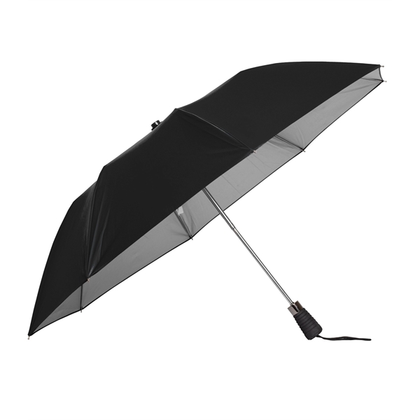 43" arc auto open folding umbrella with black foam handle and... from ASI 76730 Peerless Umbrella Co Inc / Threads By Peerless