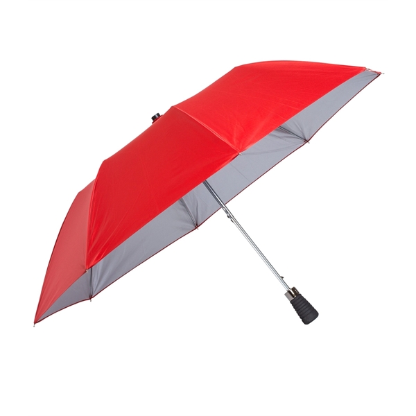 43" arc auto open folding umbrella with black foam handle and... from ASI 76730 Peerless Umbrella Co Inc / Threads By Peerless