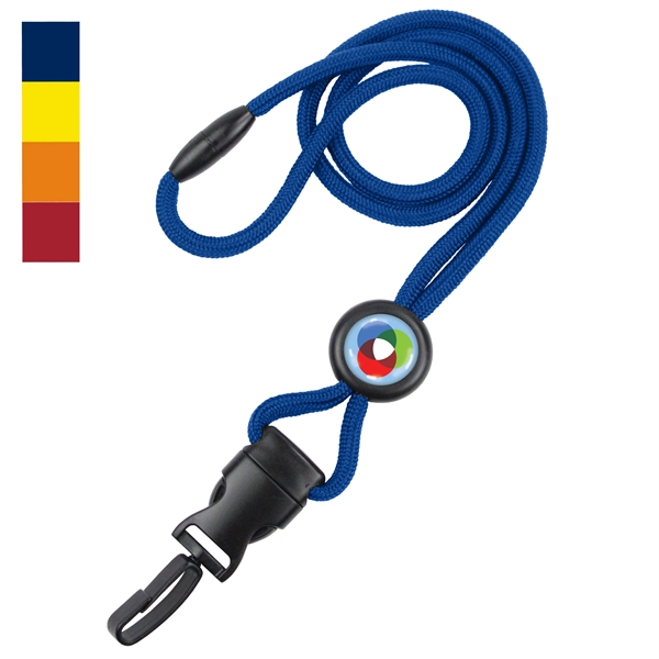 Detachable custom lanyards available in 5 Days! Free breakaway, adjustable slider,... from ASI 79898 Promovision / PROMOVISION