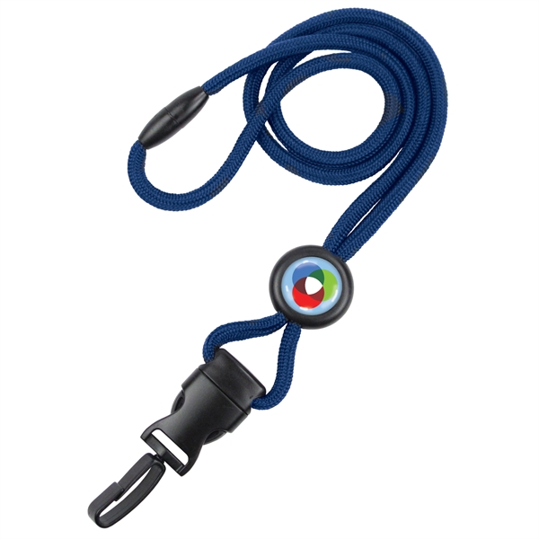 Detachable custom lanyards available in 5 Days! Free breakaway, adjustable slider,... from ASI 79898 Promovision / PROMOVISION