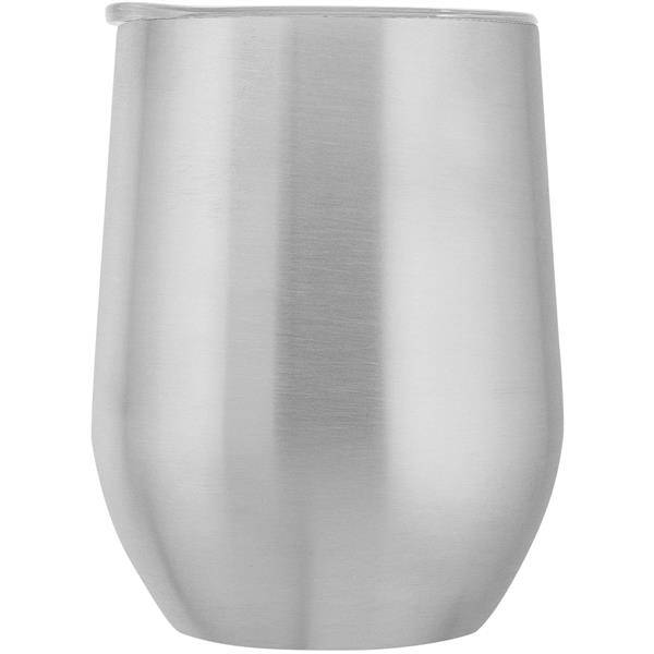 4.5" tall 12-ounce powder-coated 18/8 stainless steel insulated mug with copper... from ASI 43442 ZZ DROPPED - High Caliber Line USA