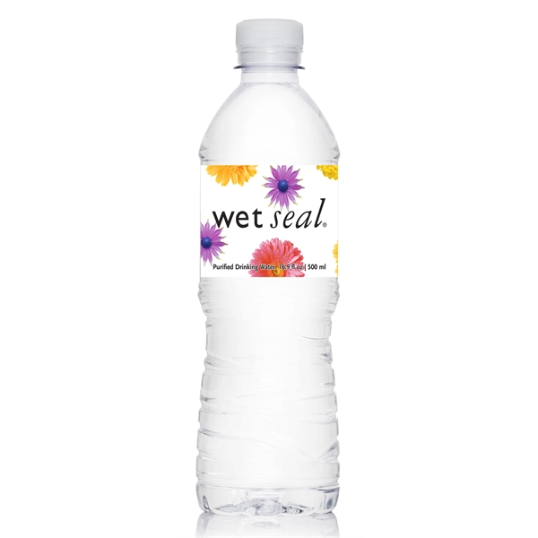Custom Label Bottled Water including Full Wrap 4 Color Waterproof ... from ASI 44555 Chameleon Beverage Co Inc