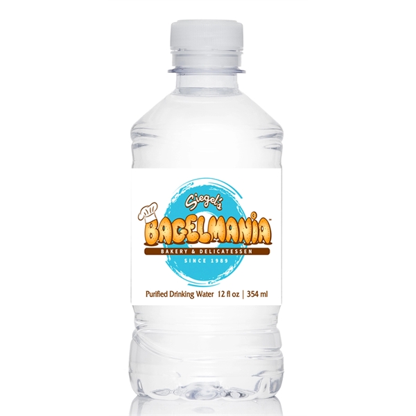 Custom Label Bottled Water including Full Wrap 4 Color Waterproof ... from ASI 44555 Chameleon Beverage Co Inc