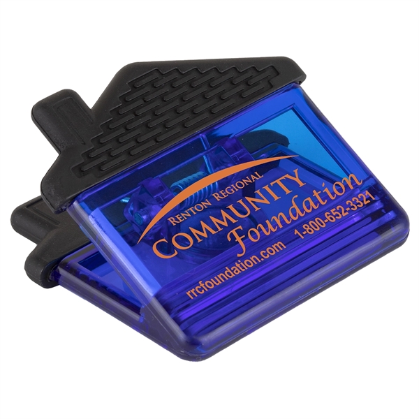 House shaped magnetic clip with soft rubber grip.... from ASI 62660 Innovation Line