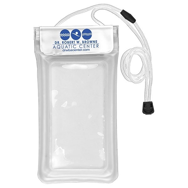 PVC water resistant cellphone pouch with 21" adjustable breakaway lanyard.... from ASI 62660 Innovation Line