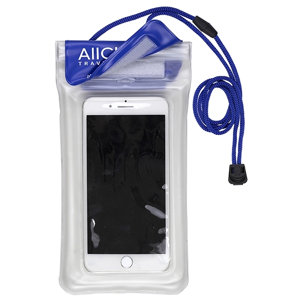 PVC water resistant cellphone pouch with 21" adjustable breakaway lanyard.... from ASI 62660 Innovation Line