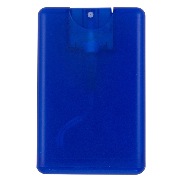 3 1/2" x 2 1/4" plastic credit card-sized 20ml antibacterial spray.... from ASI 62660 Innovation Line