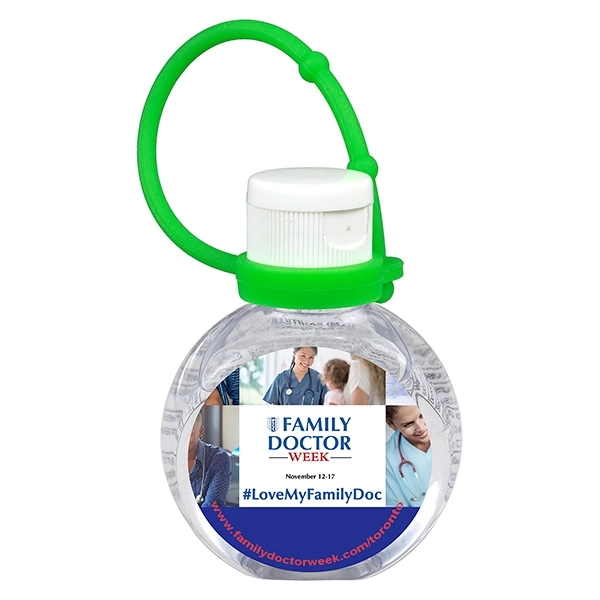 1 ounce PET and PP clear plastic bottle of hand sanitizer... from ASI 62660 Innovation Line