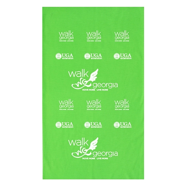 100% polyester microfiber neck gaiter/face cover; one size fits all.... from ASI 62660 Innovation Line