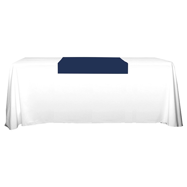 30"W x 60"L table runner made of polyester fabric with customization.... from ASI 62660 Innovation Line