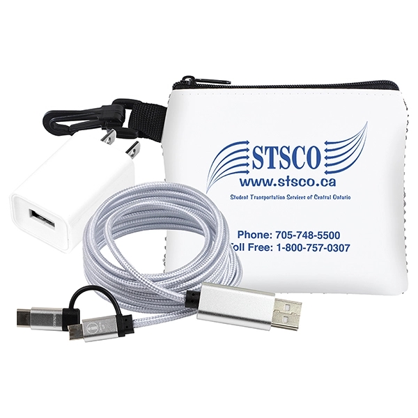TechMesh 5" x 4 1/4" polyester and vinyl zippered pouch with... from ASI 62660 Innovation Line