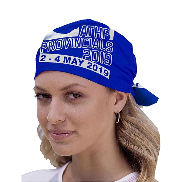 22" x 22" polyester microfiber cooling multi-use bandana and face covering.... from ASI 62660 Innovation Line
