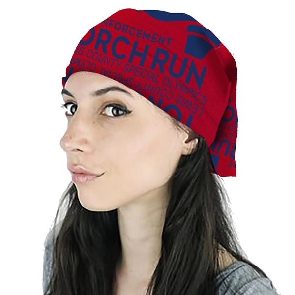 22" x 22" polyester microfiber cooling multi-use bandana and face covering.... from ASI 62660 Innovation Line