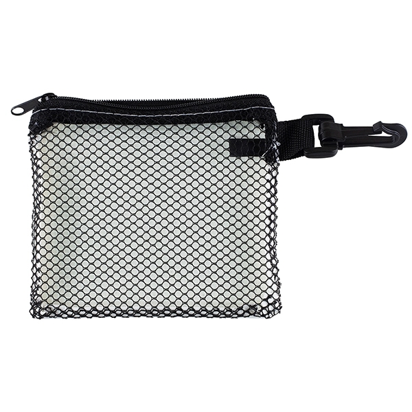 TechMesh 5" x 4 1/4" polyester and vinyl zippered pouch with... from ASI 62660 Innovation Line