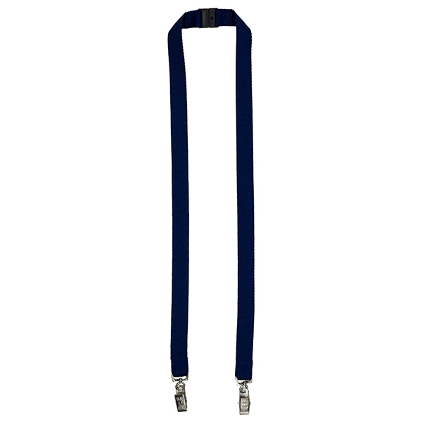 18" x 3/4" polyester lanyard with dual attachments and breakaway safety... from ASI 62660 Innovation Line