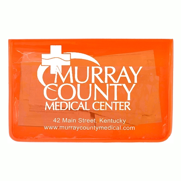 4 1/2" x 2 7/8" translucent vinyl pouch with three hand... from ASI 62660 Innovation Line