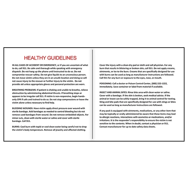 35-piece first aid kid in 8 1/4" x 3/4" vinyl zippered... from ASI 62660 Innovation Line