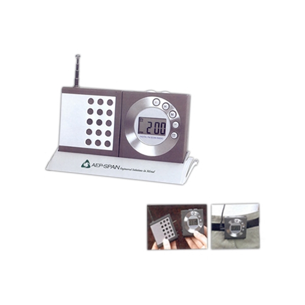 Duet - FM scan radio with digital alarm clock.... from ASI 79530 Prime Line