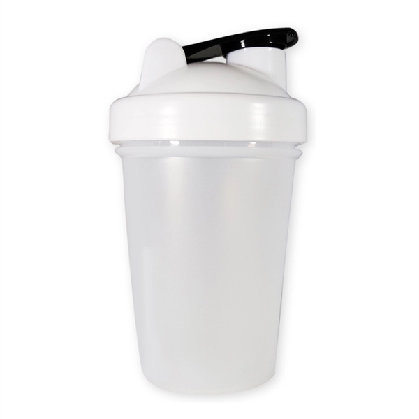 16-ounce miniature shaker bottle with snap-tight lid and spout.... from ASI 31978 Admanline